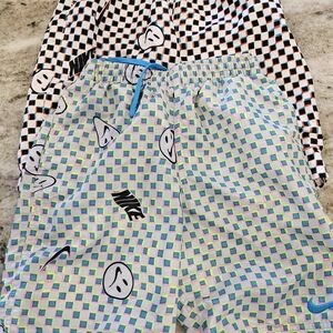 Nike Kids' Multicolor Smiley Face Shorts